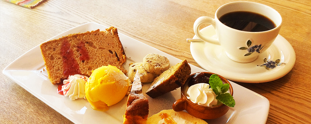 滋賀 竜王 カフェ&ランチmocomoco デザートプレート